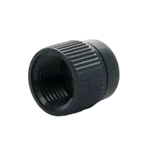Rain Bird PCT05 bubbler displayed from above to show the flow outlet, cap marking for 5 GPH, and durable UV-resistant construction.