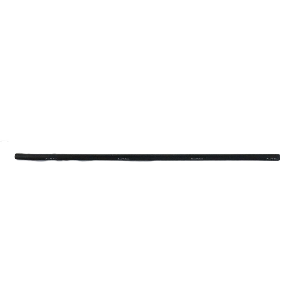 Close-up front view of Rain Bird PFR-12 PolyFlex 12-inch riser, thick-walled HDPE with threaded top for 10-32 emitters.