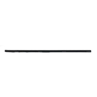 Close-up front view of Rain Bird PFR-12 PolyFlex 12-inch riser, thick-walled HDPE with threaded top for 10-32 emitters.