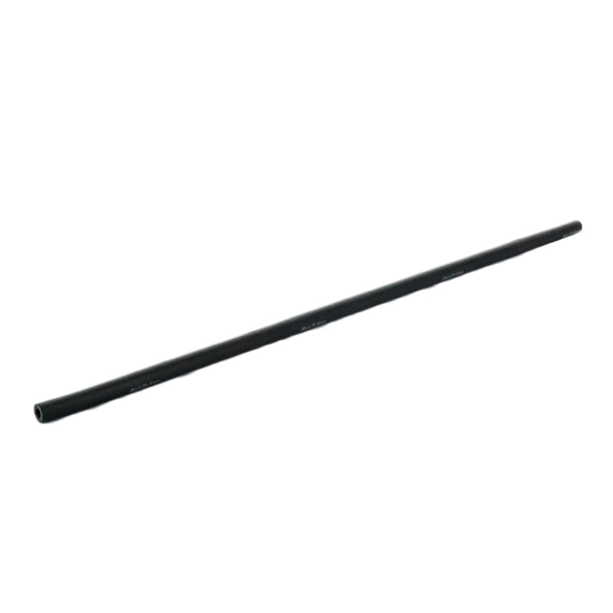 Side view of Rain Bird PFR-12 PolyFlex riser showing full 12-inch shaft and secure 10-32 threaded receiver for drip emitters.