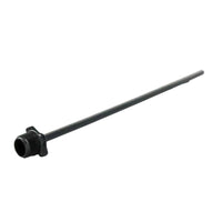 Rain Bird PFRFRA 12-inch PolyFlex riser and adapter assembly on white background showing 1/2" male threaded base and riser profile.
