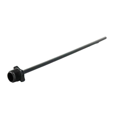 Rain Bird PFRFRA 12-inch PolyFlex riser and adapter assembly on white background showing 1/2" male threaded base and riser profile.