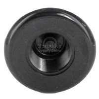 Top-down photo of the blue nozzle rack and nozzle ports on the Hunter PGP-ADJ pop-up rotor showing nozzle placement.