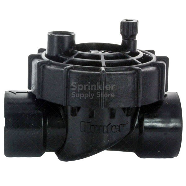 Top-close view of the Hunter PGV jar-top bonnet area, showing tool-free access design and the sealed diaphragm housing for easy maintenance.