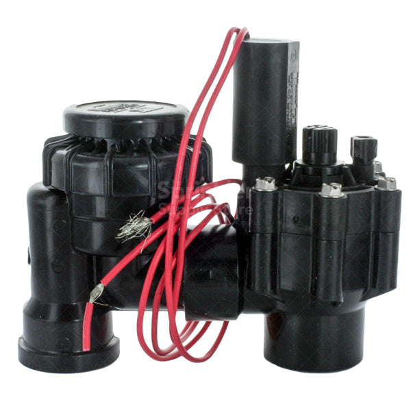 Close-up of PGV101ASV solenoid and stainless-steel hardware, highlighting durable construction and service access points.