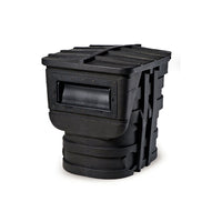 PS15000 Big Bahama skimmer with 14-inch weir, removable lid, stainless-steel framed net and brush panel.