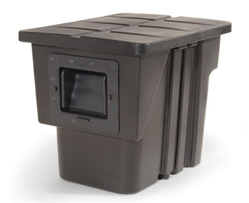 Atlantic Water Gardens PS4600 Big Bahama skimmer, front view showing 6-inch weir, removable lid, and weir opening.