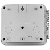Close-up of the PSR-22 nameplate and specifications showing model, voltage ratings, and regulatory markings.