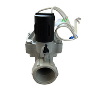 Weathermatic Silver Bullet SB-10F-HP valve side angle displaying the flow-control stem and body porting, useful for installers to identify model and connection orientation.