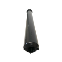 Close-up of Rain Bird RD12SP45F cap and riser showing durable UV-resistant plastic construction and stainless-steel components, studio photo.
