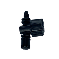 Top and angled view of XS360 Xeri-Spray micro-spray showing adjustable cap and spray outlet, suitable for ground cover and mass plantings.