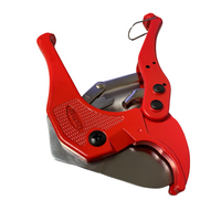 Top view showing quick-release thumb lever and handle