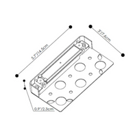 Pro-Trade LL2 ledge light product image with removable LED module visible, illustrating integrated LEDs and compact low-voltage fixture.