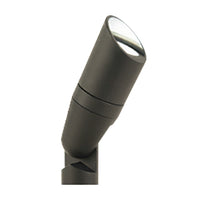 Bronze FX QZ 1-LED landscape up light with compact aluminum housing, included color filters and Super Slot Spike.