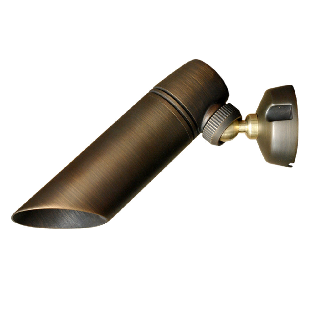 Quasar 1 Landscape Downlight — Weathered Brass, No Lamp