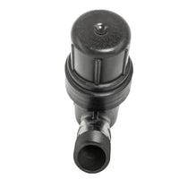 Side view of RBY075MPTX inline screen filter highlighting the glass-filled polypropylene body and stainless steel mesh element housing.