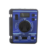 Front view of Irritrol RD6-MOD-R 6-station Rain Dial replacement front panel showing dial, program buttons, and station indicators.