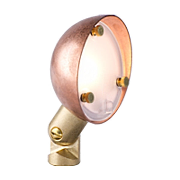 Frosted glass replacement lens RLL3 for FX RL up light, 3-hole design, front view on white background.