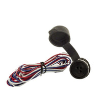 Complete Hunter Roam Remote Kit laid out for installation: handheld transmitter, receiver, SmartPort wiring harness, and owner's manual.