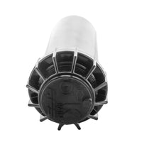 Close-up of K-Rain RPS75 rotor head and nozzle area highlighting adjustable arc setting, reversing mechanism access, and nozzle tip.
