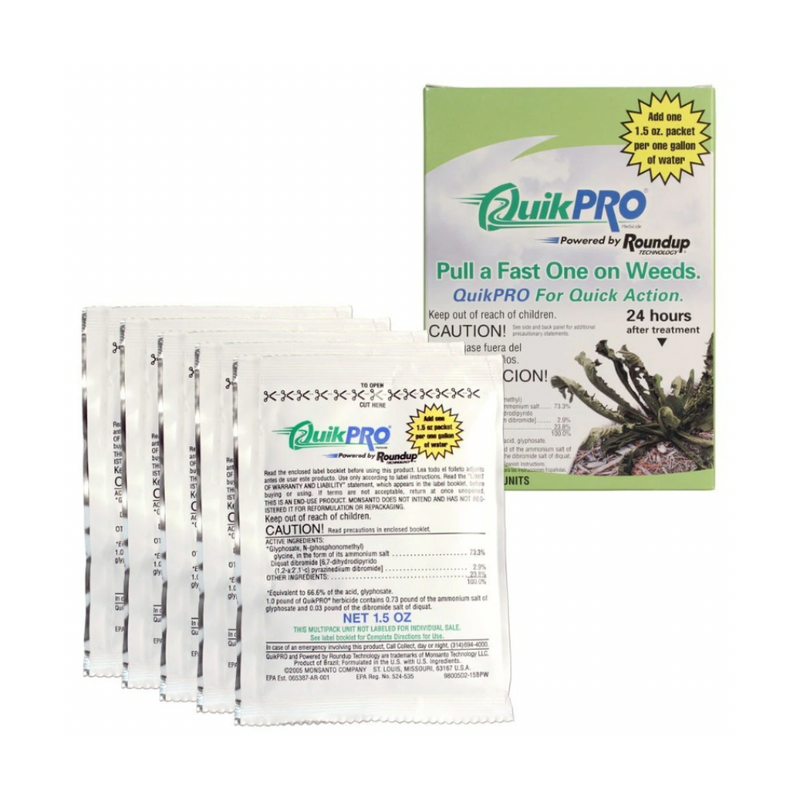 generic roundup herbicide Roundup QuikPro 5x1.5 oz