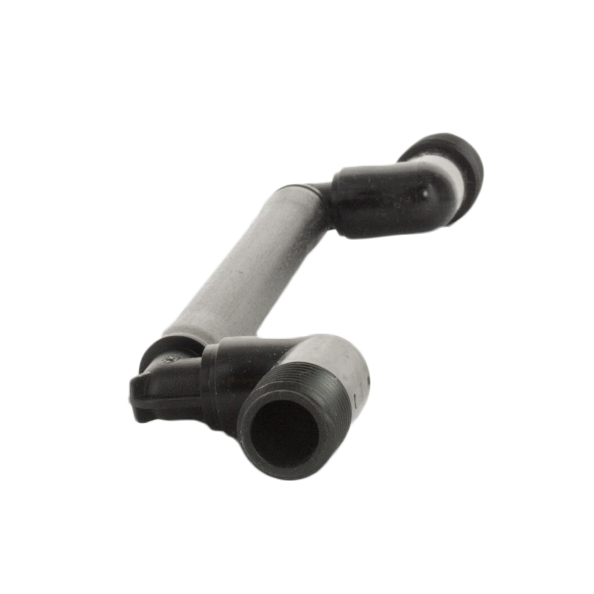 Side view of SJ-7506 swing joint illustrating overall 6" length (152.4 mm) and four swivel ells for versatile installation.