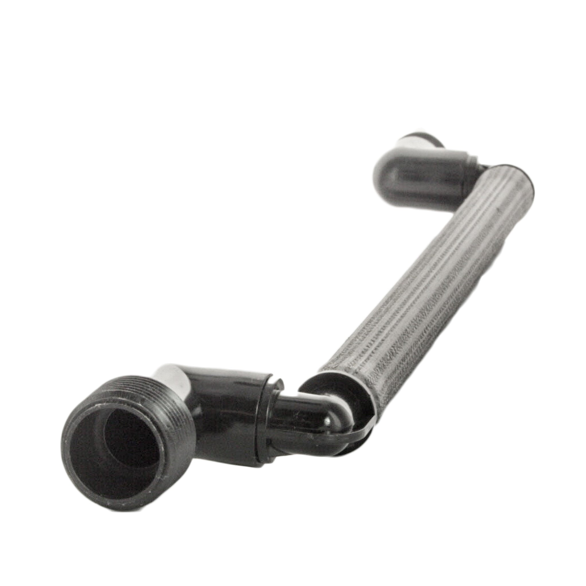 Hunter SJ-7512 assembled swing joint installed on a riser stub, demonstrating typical field orientation and adjustability