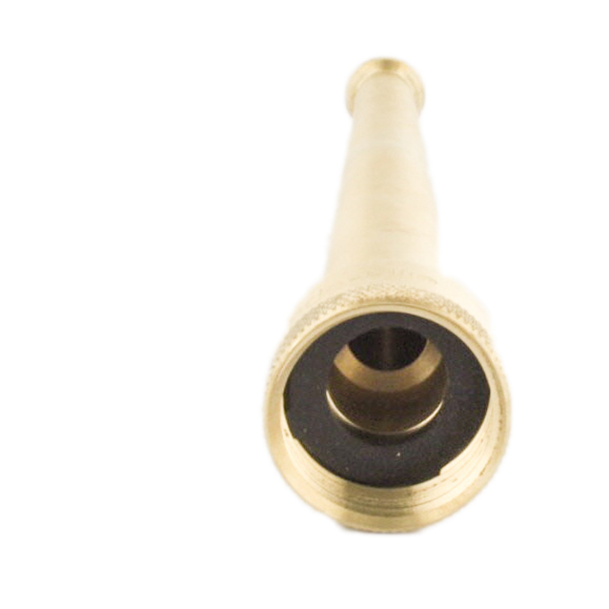 Angled view of SN6-75 Super Sweeper nozzle highlighting solid brass construction and 6-inch length for targeted cleaning.