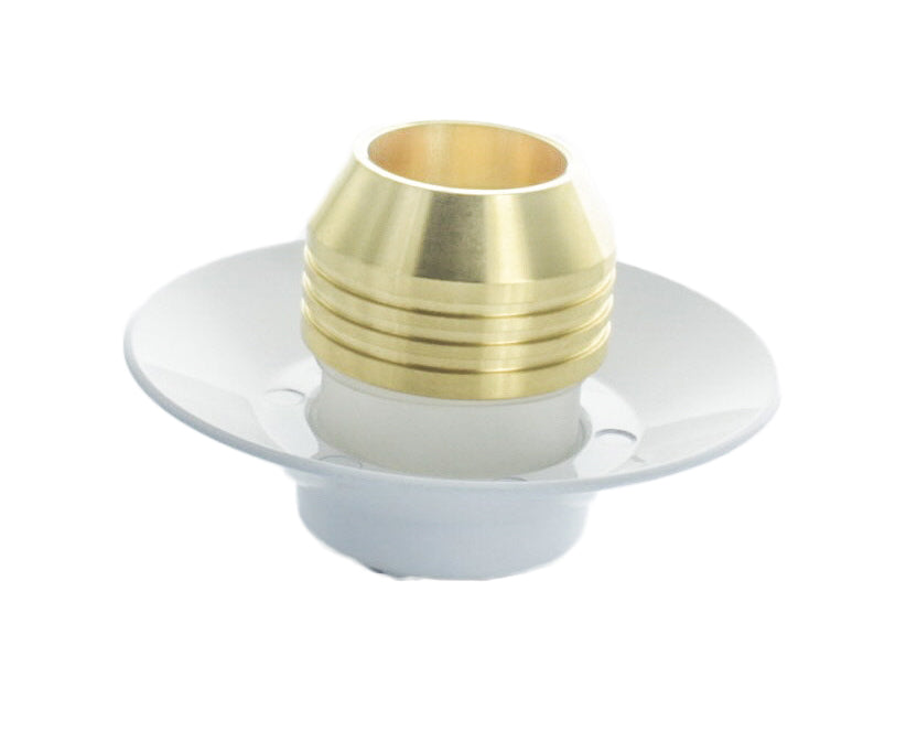Frosted FX SP replacement lens assembly (SKU SPLA) shown front view, frosted glazing and mounting edge visible for FX SP path lights.