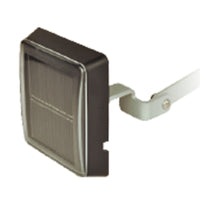 Close view of Hunter SPXCH solar panel kit showing panel face, sealed charging cell and UV-resistant cable; designed for XC Hybrid and NODE controller installations.