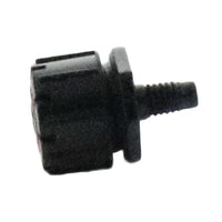Front-angle view of SXB360 Xeri-Bubbler highlighting the adjustable outer cap and multiple low-volume streams for gentle irrigation