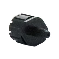 Side view of Rain Bird SXB360 Xeri-Bubbler showing 10-32 threaded inlet and compact micro-bubbler body for drip systems