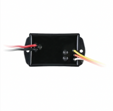 Front view of Irritrol TW-D-2 two-wire decoder showing model marking, wiring terminals, and compact enclosure for valve-box.