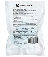 Packaging and product label for Pro-Trade DBRY Red/Yellow Gorilla Nut kit, showing part number and pack quantity information.