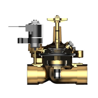 Side view of Superior 950 globe valve highlighting flow control adjustment and threaded FIPT inlet and outlet connections.