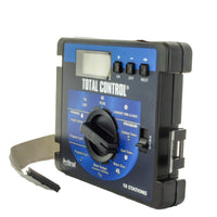 Angled view of the replacement module showing terminal block and wiring access for Irritrol TC-18MOD-R controllers.