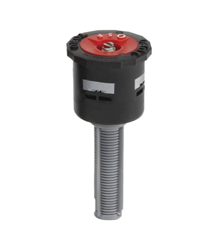 Toro O-5-60 Precision 60° female-threaded nozzle (5 ft radius) displayed on white background, showing color and arc identification markings.