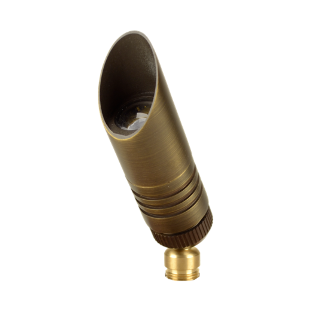 Unique Polaris MR11 Up Light — 2W LED, Weathered Brass