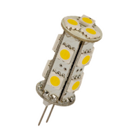 Unique FLEX GOLD T3 tubular LED bulb, 2W 2700K, 12V - compact T3 shape for low-voltage landscape accent lighting.