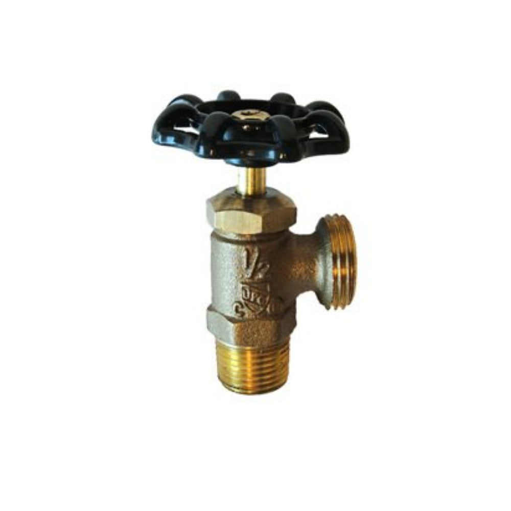 HBD50NL 1/2-inch No-Lead Brass Boiler Drain, MIP x GHT