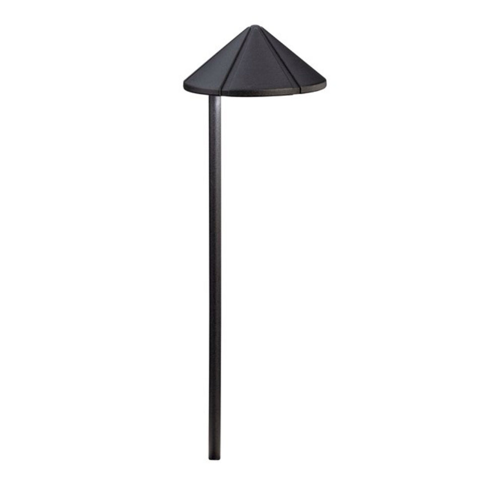 Kichler Six Groove Side-Mount 12V Path & Spread Light - Textured Black