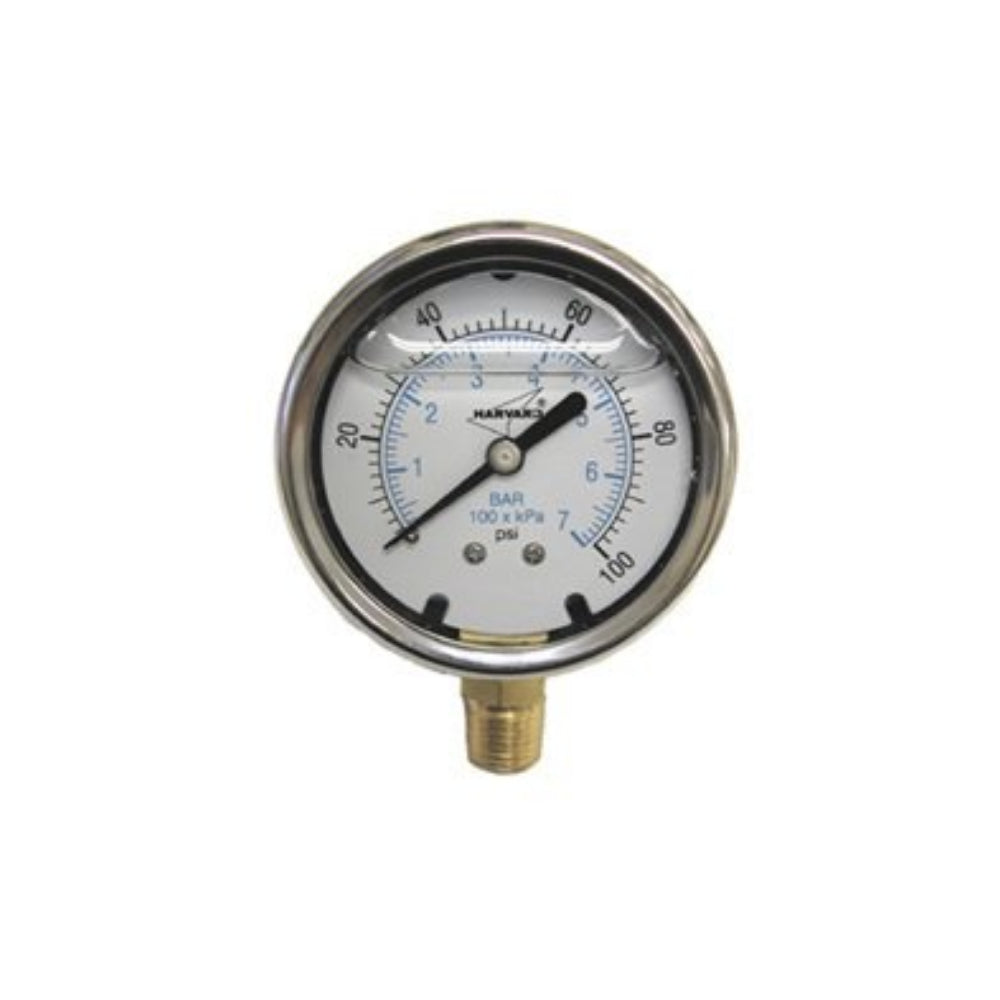 ILPG30025-4LNL Lead-Free Liquid-Filled Pressure Gauge
