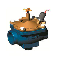 Griswold 2000H 1-inch normally closed diaphragm irrigation valve in cast iron and bronze, female pipe thread connections.