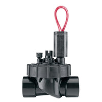 Photo of Hunter PGV101JTGLS 1-inch Jar-Top globe irrigation valve with female threaded inlet and outlet, flow control.