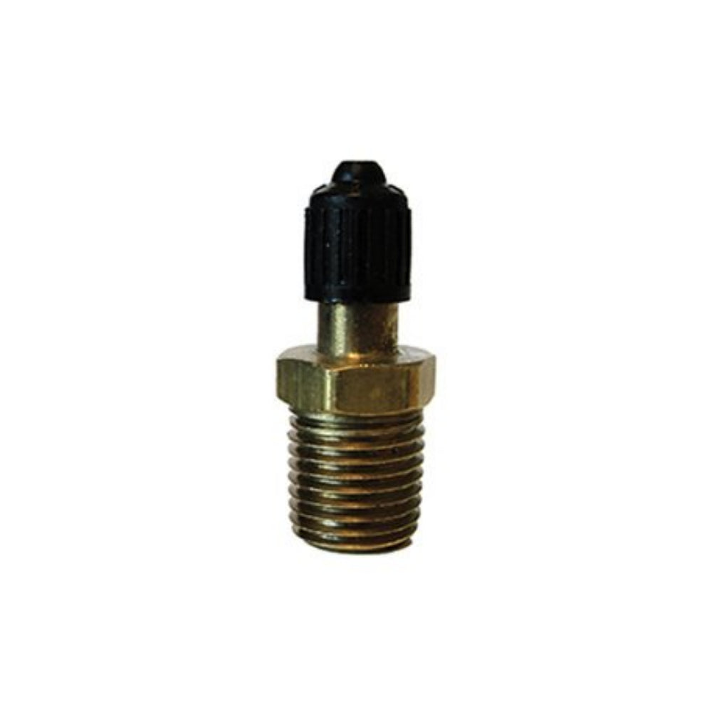 American Granby SN25LNL 1/4-inch lead-free snifter air valve, brass body with threaded 1/4 in. connection visible