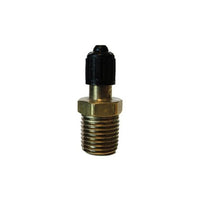 American Granby SN25LNL 1/4-inch lead-free snifter air valve, brass body with threaded 1/4 in. connection visible