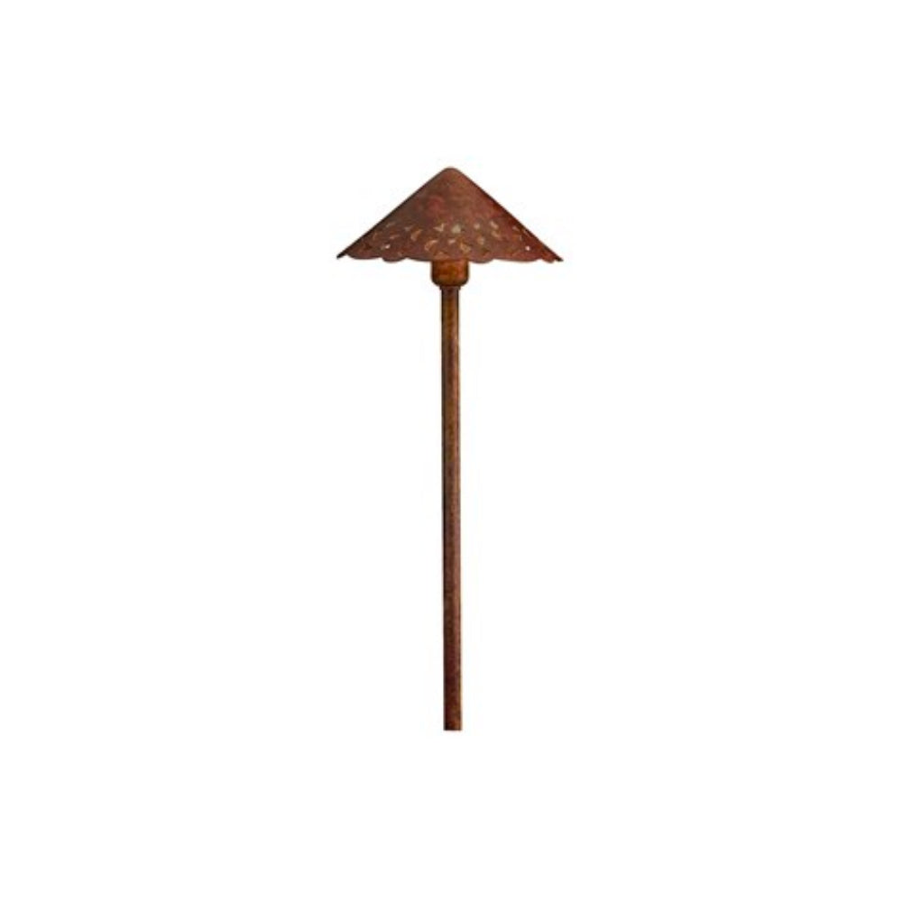 Kichler Lace 12V Hammered Roof Path & Spread Light, Tannery Bronze