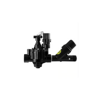 Product image of Rain Bird XCZPGA-100-PRF 1-inch PGA valve paired with 1-inch 40 psi PR filter assembly, front view.