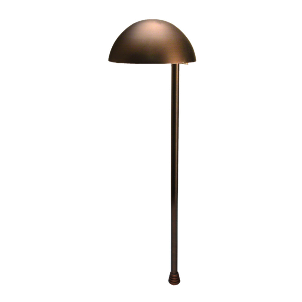 Unique Venus Path Light 12in Riser Weathered Brass 2W 3000K