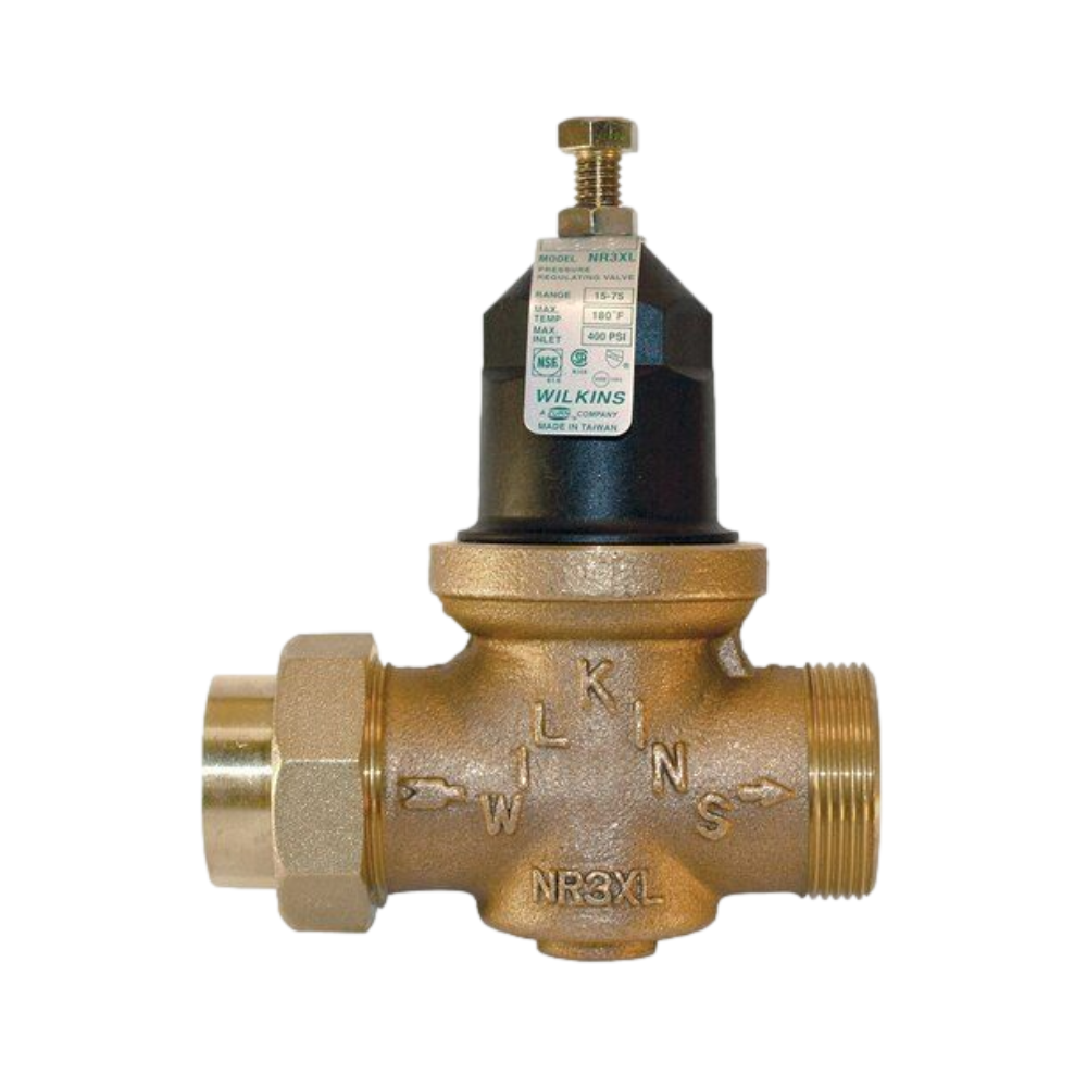 Wilkins NR3XLDU Lead-Free Pressure Reducing Valve, Double Union